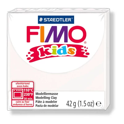Modelovacia hmota do rúry FIMO Kids, 42 g - biela (8030-0)