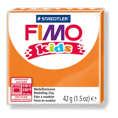 Modelovacia hmota do rúry FIMO Kids, 42 g - oranžová (8030-4)