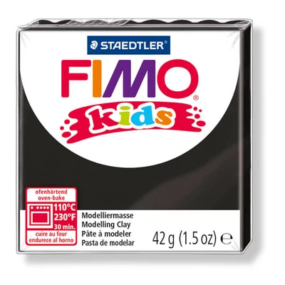 Modelovacia hmota do rúry FIMO Kids, 42 g - čierna (8030-9)
