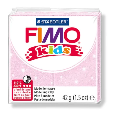 Modelovacia hmota do rúry FIMO Kids, 42 g - perleťovo  svetlopinkov§ (8030-206)