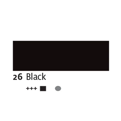 Akrylová farba Kreul Solo Goya, 100 ml - 26, black