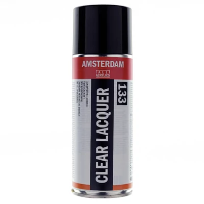 Lak a spreji Talens Amsterdam 133, špeciálny ochranný lak na tvrdé povrchy - 400 ml