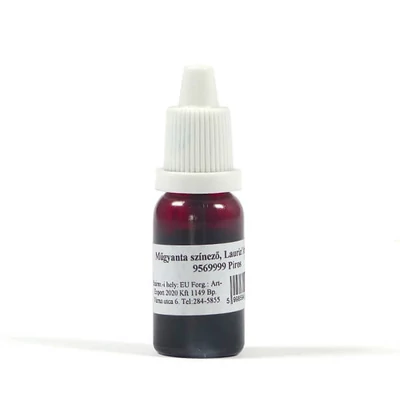 Farbivo do živice, transparentná, 10 ml - červená