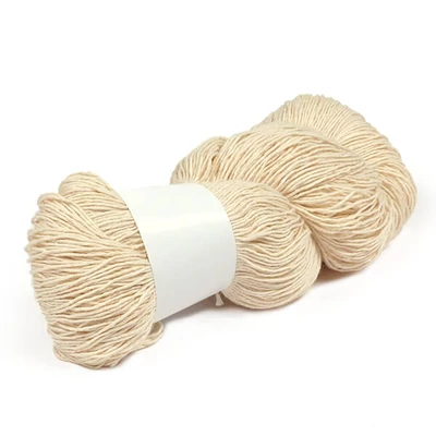Surová bavlnená priadza v motringu (farbiteľná), 200 g
