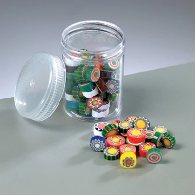 Sklenené kúsky Millefiori - 8-10 mm, 40 g