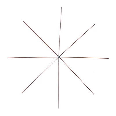 Drôtená hviezda na korálkovanie - 15 cm