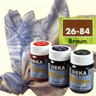 Mramorovacia farba Deka Marble 25 ml - 84 hnedá