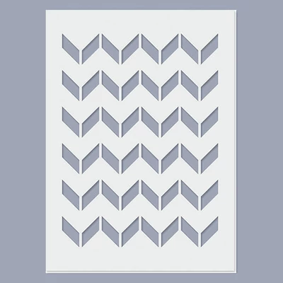 Šablóna, 15x20 cm - Chevron