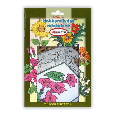 Hobby vzorový hárok - kvetinový