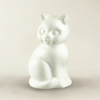 Polystyrénová figúrka, mačka - 24 cm