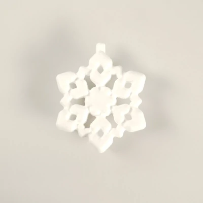 Polystyrénová figúrka, snehová vločka - 8 cm