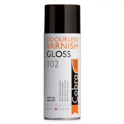 Lak v spreji Talens Cobra 102, lesklý - 400 ml