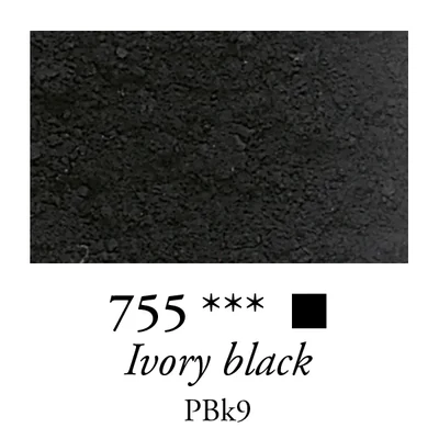 Pigment Sennelier - 755, ivory black, 120 g