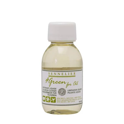 Sennelier Green for oil (ekologický) tekutý čistiaci prostriedok na štetce - 100 ml