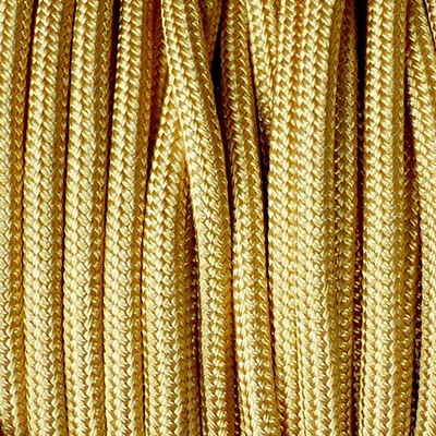 Paracord 550, v metroch, 4 mm - zlatý