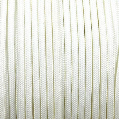 Paracord 350, v metroch, 3 mm, syntetický - biely