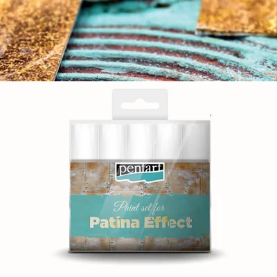 Sada farieb Pentart s efektom patiny, 5x20 ml
