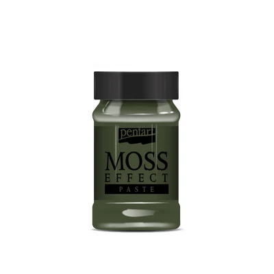 Machová pasta Pentart, 100 ml - tmavozelená