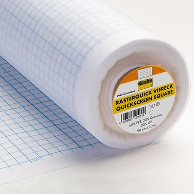 Vlieseline Rasterquick Viereck 53005241 - šitie na papier, šírka 90 cm