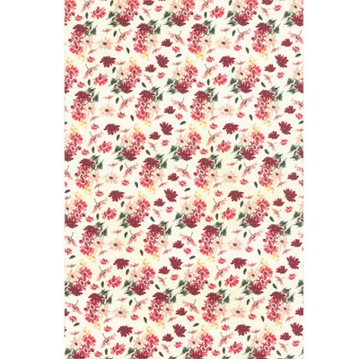 Papier na decoupage Tassotti - červené kvety