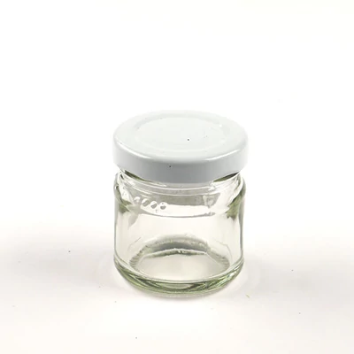 Sklenená dóza s uzáverom - 40 ml