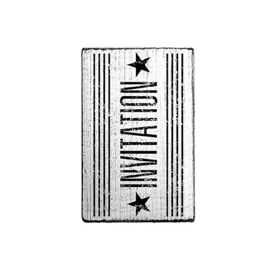 Pečiatka, Woodies, Vintage, 4x6 cm - Invitation stars