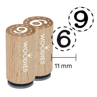 Pečiatka, Woodies, 1,3 cm - 6, 9