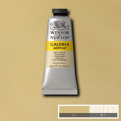 Akrylová farba Winsor&amp;amp;Newton Galeria, 60 ml - 060, buff titanium