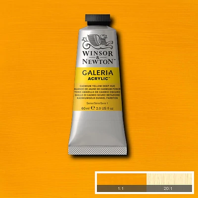 Akrylová farba Winsor&amp;amp;Newton Galeria, 60 ml - 115, cadmium yellow deep hue