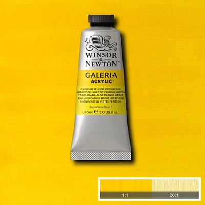 Akrylová farba Winsor&Newton Galeria, 60 ml - 120, cadmium yellow medium hue