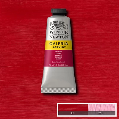 Akrylová farba Winsor&amp;Newton Galeria, 60 ml - 203, crimson