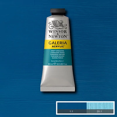 Akrylová farba Winsor&Newton Galeria, 60 ml - 232, deep turquoise