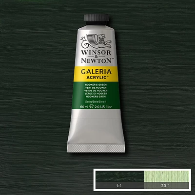 Akrylová farba Winsor&Newton Galeria, 60 ml - 311, hookers' green
