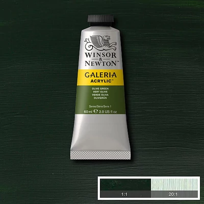 Akrylová farba Winsor&Newton Galeria, 60 ml - 447, olive green