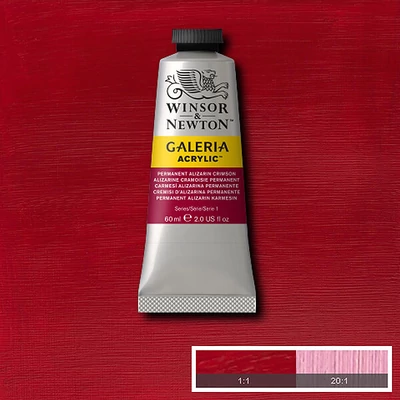 Akrylová farba Winsor&amp;Newton Galeria, 60 ml - 466, permanent alizarin crimson