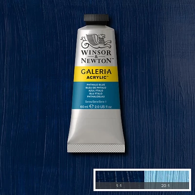 Akrylová farba Winsor&Newton Galeria, 60 ml - 516, phthalo blue