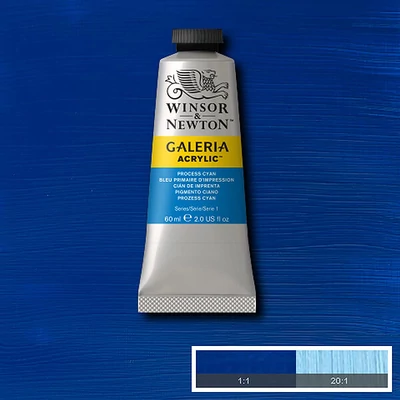 Akrylová farba Winsor&amp;amp;Newton Galeria, 60 ml - 535, process cyan