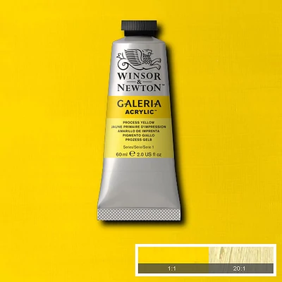 Akrylová farba Winsor&Newton Galeria, 60 ml - 537, process yellow