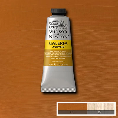 Akrylová farba Winsor&Newton Galeria, 60 ml - 553, raw sienna opaque