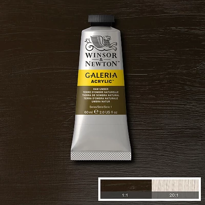 Akrylová farba Winsor&amp;amp;Newton Galeria, 60 ml - 554, raw umber