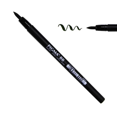 Štetcový popisovač Sakura Pigma Brush Pen, BB - čierny