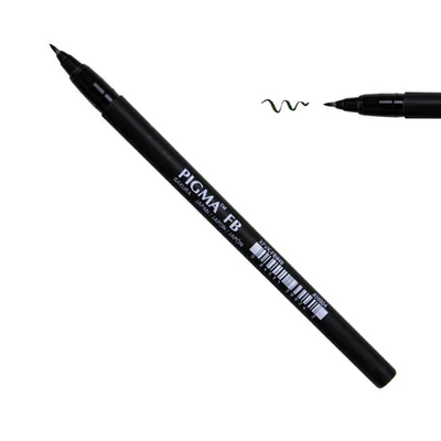 Štetcový popisovač Sakura Pigma Brush, FB - čierny
