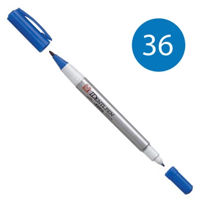 Obojstranný alkoholový popisovač Sakura IDenti Pen - blue