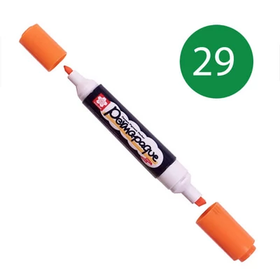 Obojstranný popisovač Sakura Permapaque Twinpoint - 29, green