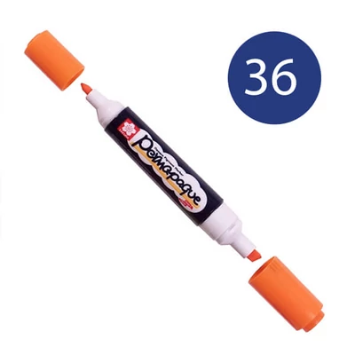 Obojstranný popisovač Sakura Permapaque Twinpoint - 36, blue