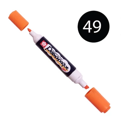 Obojstranný popisovač Sakura Permapaque Twinpoint - 49, black