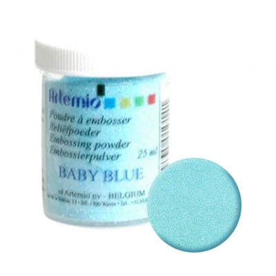 Prášok na embosovanie - baby blue