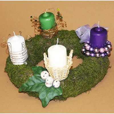 Adventné sviečky, 4 ks - modré