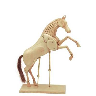 Figurína, kôň - 20 cm, prírodný