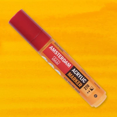 Akrylový popisovač Talens Amsterdam, L - 270, azo yellow deep